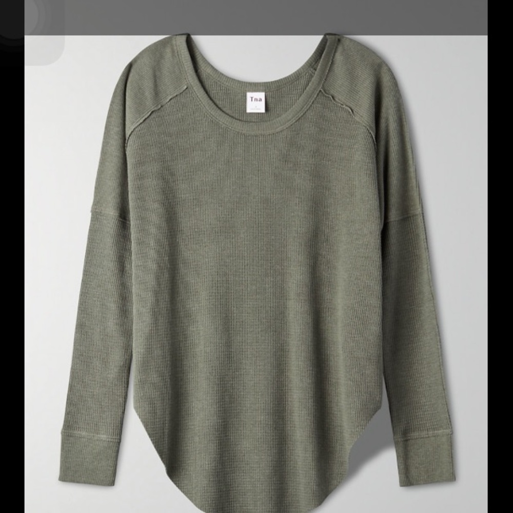 Golden by TNA Adler  waffle t shirt